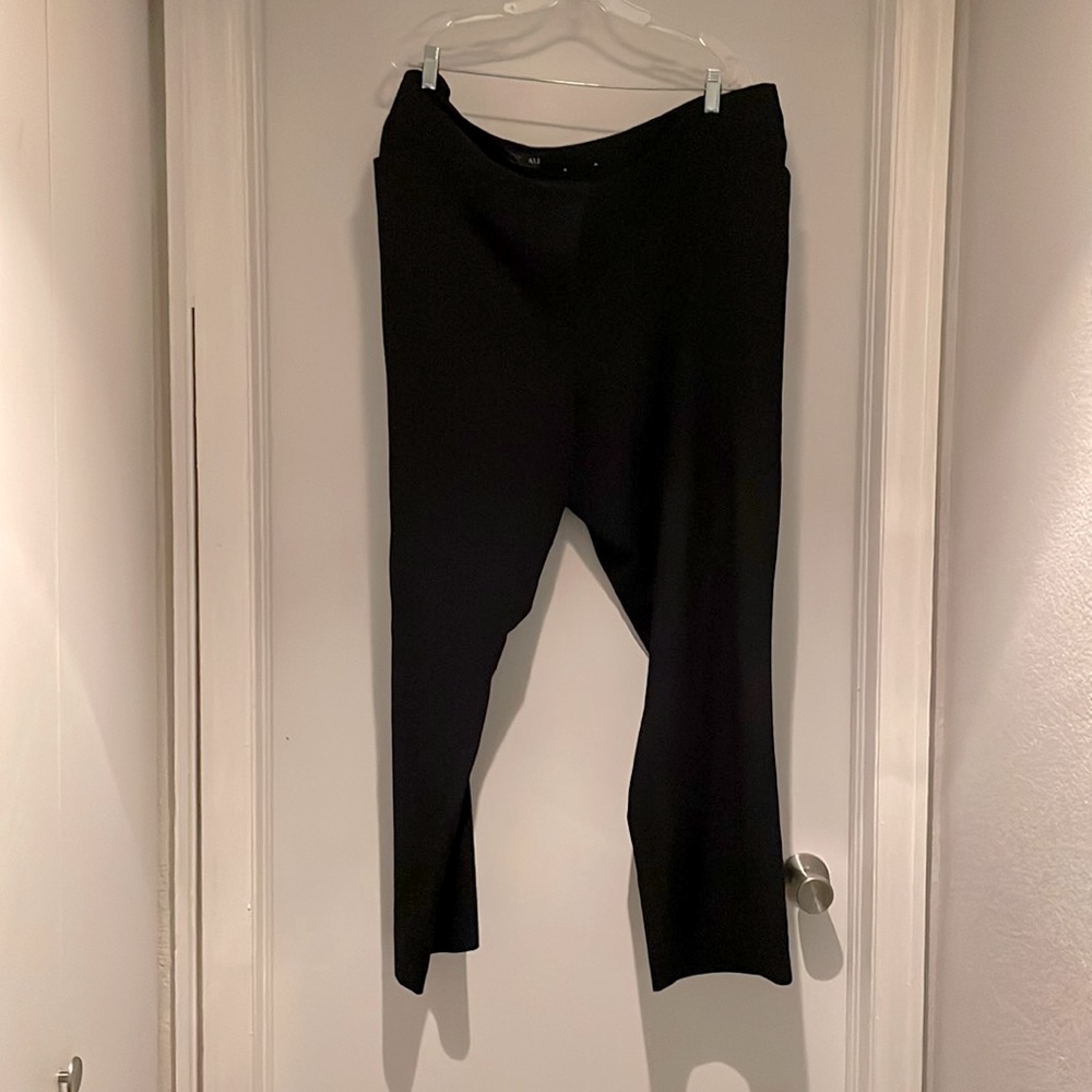 Navy blue Roz and Ali dress pants. Size 24